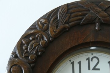 ドイツアンティーク　JUNGHANS(ユンハンス)　ウエストミンスターチャイムを備えた存在感のあるホールクロック　(R-076552)