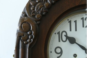 ドイツアンティーク　JUNGHANS(ユンハンス)　ウエストミンスターチャイムを備えた存在感のあるホールクロック　(R-076552)