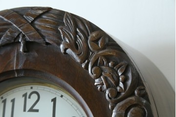 ドイツアンティーク　JUNGHANS(ユンハンス)　ウエストミンスターチャイムを備えた存在感のあるホールクロック　(R-076552)