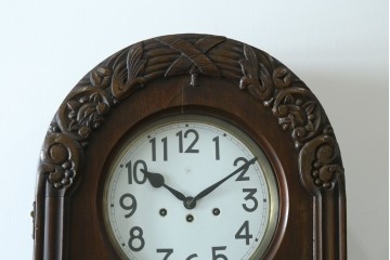 ドイツアンティーク　JUNGHANS(ユンハンス)　ウエストミンスターチャイムを備えた存在感のあるホールクロック　(R-076552)