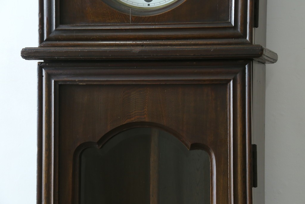 ドイツアンティーク　JUNGHANS(ユンハンス)　ウエストミンスターチャイムを備えた存在感のあるホールクロック　(R-076552)