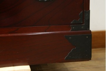 中古　美品　田中家具　二本松箪笥　上質な和の雰囲気漂う階段箪笥　定価約41万円　(R-076559)
