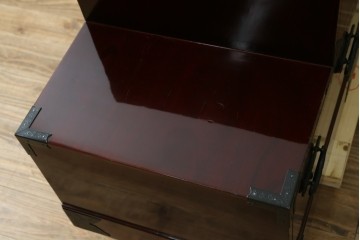 中古　美品　田中家具　二本松箪笥　上質な和の雰囲気漂う階段箪笥　定価約41万円　(R-076559)
