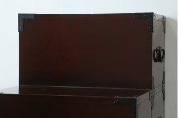 中古　美品　田中家具　二本松箪笥　上質な和の雰囲気漂う階段箪笥　定価約41万円　(R-076559)