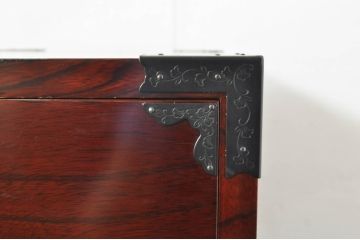 中古　美品　田中家具　二本松箪笥　上質な和の雰囲気漂う階段箪笥(収納箪笥、整理箪笥、和タンス、引き出し)(定価約41万円)(R-076559)