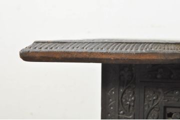 アンティーク家具　インド　美しい総彫り仕上げの組み立て式サイドキャビネット(サイドテーブル、収納棚、戸棚、花台、飾り台)(R-076560)