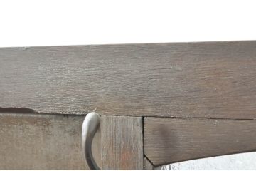 和製アンティーク　素朴な佇まいが魅力的なダイヤガラス入り衝立て(つい立て、衝い立て、パーテーション、間仕切り)(R-076570)