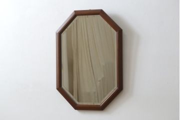 中古　美品　maruni(マルニ木工)　シンプルなデザインで取り入れやすいミラー(ウォールミラー、壁掛け鏡、店舗什器)(R-076580)