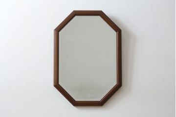 中古　美品　maruni(マルニ木工)　シンプルなデザインで取り入れやすいミラー(ウォールミラー、壁掛け鏡、店舗什器)(R-076580)