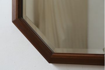 中古　美品　maruni(マルニ木工)　シンプルなデザインで取り入れやすいミラー(ウォールミラー、壁掛け鏡、店舗什器)(R-076580)