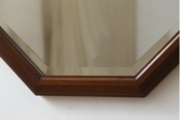 中古　美品　maruni(マルニ木工)　シンプルなデザインで取り入れやすいミラー(ウォールミラー、壁掛け鏡、店舗什器)(R-076580)