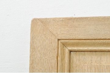 フランスアンティーク　オーク材　明るい木味であたたかな空間を演出するソリッドオークパネル1枚(建具、板戸、窓)(R-076591)