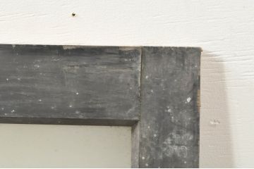 アンティーク建具　落ち着いた和の空間を演出するフィックス窓2枚セット(ガラス欄間、明かり取り、明り取り、FIX窓、ガラス窓、嵌め殺し)(R-076593)