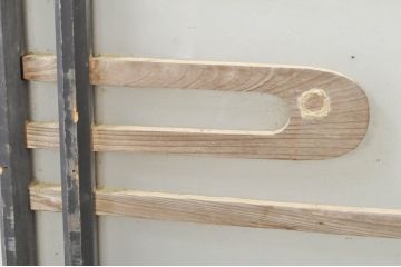 アンティーク建具　落ち着いた和の空間を演出するフィックス窓2枚セット(ガラス欄間、明かり取り、明り取り、FIX窓、ガラス窓、嵌め殺し)(R-076593)