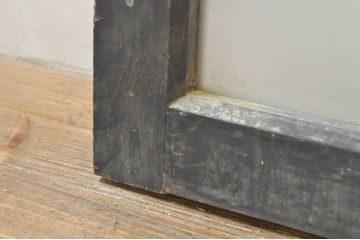 アンティーク建具　落ち着いた和の空間を演出するフィックス窓2枚セット(ガラス欄間、明かり取り、明り取り、FIX窓、ガラス窓、嵌め殺し)(R-076593)