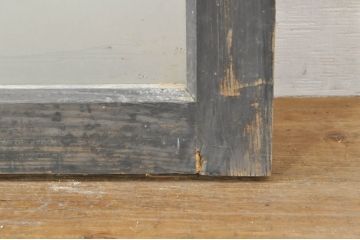 アンティーク建具　落ち着いた和の空間を演出するフィックス窓2枚セット(ガラス欄間、明かり取り、明り取り、FIX窓、ガラス窓、嵌め殺し)(R-076593)