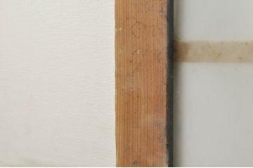 アンティーク建具　落ち着いた和の空間を演出するフィックス窓2枚セット(ガラス欄間、明かり取り、明り取り、FIX窓、ガラス窓、嵌め殺し)(R-076593)