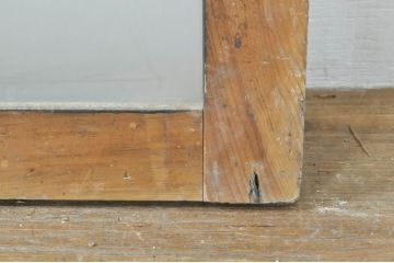アンティーク建具　落ち着いた和の空間を演出するフィックス窓2枚セット(ガラス欄間、明かり取り、明り取り、FIX窓、ガラス窓、嵌め殺し)(R-076593)