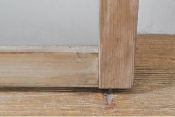アンティーク建具　大正ロマン　ノスタルジックな雰囲気溢れるガラス窓2枚セット(引き戸、ガラス戸)(R-076594)