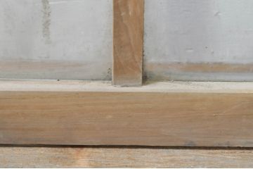 アンティーク建具　レトロな空間作りにおすすめなガラス窓2枚セット(引き戸、ガラス戸)(R-076595)