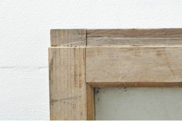 アンティーク建具　和モダンな空間づくりにおすすめのガラス窓4枚セット(引き戸、ガラス戸)(R-076596)