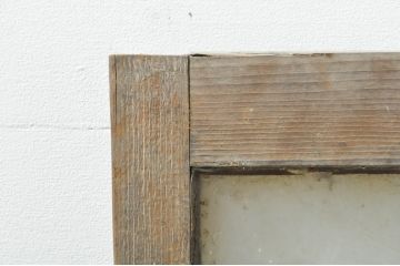 アンティーク建具　和モダンな空間づくりにおすすめのガラス窓4枚セット(引き戸、ガラス戸)(R-076596)
