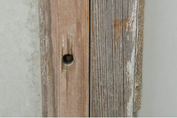 アンティーク建具　和モダンな空間づくりにおすすめのガラス窓4枚セット(引き戸、ガラス戸)(R-076596)