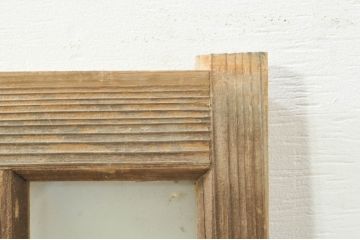 アンティーク建具　レトロな空間作りにおすすめなガラス窓4枚セット(引き戸、ガラス戸)(R-076597)