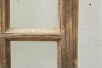 アンティーク建具　レトロな空間作りにおすすめなガラス窓4枚セット(引き戸、ガラス戸)(R-076597)