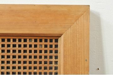 アンティーク建具　上質な和の空間を演出する組子欄間1枚(明り取り、明かり取り)(R-076598)