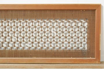 アンティーク建具　上質な和の空間を演出する組子欄間1枚(明り取り、明かり取り)(R-076598)