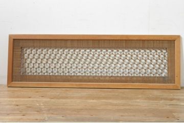 アンティーク建具　上質な和の空間を演出する組子欄間1枚(明り取り、明かり取り)(R-076599)