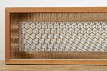アンティーク建具　上質な和の空間を演出する組子欄間1枚(明り取り、明かり取り)(R-076599)