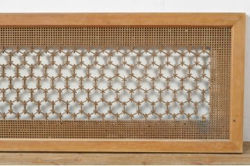 アンティーク建具　上質な和の空間を演出する組子欄間1枚(明り取り、明かり取り)(R-076599)