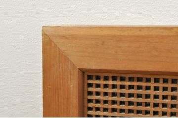 アンティーク建具　上質な和の空間を演出する組子欄間1枚(明り取り、明かり取り)(R-076599)