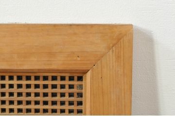 アンティーク建具　上質な和の空間を演出する組子欄間1枚(明り取り、明かり取り)(R-076599)