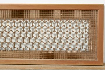 アンティーク建具　上質な和の空間を演出する組子欄間1枚(明り取り、明かり取り)(R-076599)