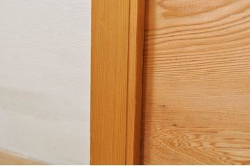 アンティーク建具　和の空間を演出する松と竹デザインの彫刻欄間1枚(明り取り、明かり取り、ランマ)(R-076600)