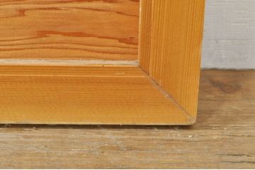 アンティーク建具　和の空間を演出する竹と梅デザインの彫刻欄間1枚(明り取り、明かり取り、ランマ)(R-076601)