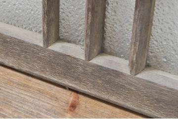 アンティーク建具　和モダンな空間づくりにおすすめの明かり取り4枚セット(明り取り、欄間、ランマ)(R-076602)
