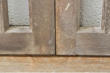 アンティーク建具　和モダンな空間づくりにおすすめの明かり取り4枚セット(明り取り、欄間、ランマ)(R-076602)