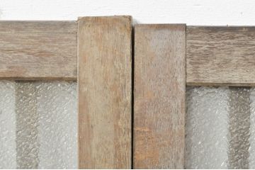 アンティーク建具　和モダンな空間づくりにおすすめの明かり取り4枚セット(明り取り、欄間、ランマ)(R-076602)