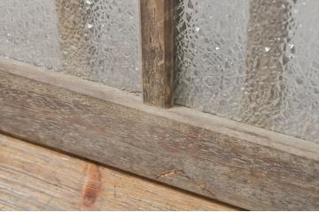 アンティーク建具　和モダンな空間づくりにおすすめの明かり取り4枚セット(明り取り、欄間、ランマ)(R-076602)