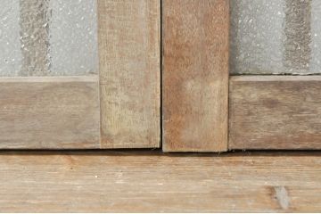 アンティーク建具　和モダンな空間づくりにおすすめの明かり取り4枚セット(明り取り、欄間、ランマ)(R-076602)