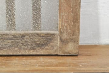 アンティーク建具　和モダンな空間づくりにおすすめの明かり取り4枚セット(明り取り、欄間、ランマ)(R-076602)