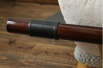 中古　大塚家具購入　モリシゲ(MORISHIGE/森繁)　ユニークなデザインが空間のアクセントになる2人掛けソファ(二人掛け、2P)(R-076655)