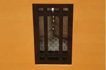 中古　大塚家具購入　モリシゲ(MORISHIGE/森繁)　ユニークなデザインが空間のアクセントになる2人掛けソファ(二人掛け、2P)(R-076655)