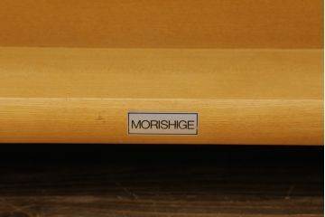 中古　大塚家具購入　モリシゲ(MORISHIGE/森繁)　ユニークなデザインが空間のアクセントになる2人掛けソファ(二人掛け、2P)(R-076655)