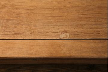 中古　伝統工芸品　大阪唐木指物　中澤唐木　尾崎作　ストリップド(剥離)仕上げ限定　花梨(カリン)材　和モダンな空間づくりにおすすめの座卓(ローテーブル、センターテーブル)(R-076657)