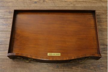 中古　イギリス　メートランドスミス(MAITLAND SMITH)　品のある佇まいが魅力的なスライド天板付きコンソールテーブル(デスク、花台、飾り台、電話台、英国)(R-076667)